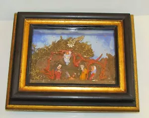 Quadro con personaggi corallo Mediterraneo “Presepe” - Foto 1 di 1