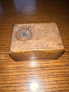 Antique Continous Crank Wooden Music Box RARE The Limerick Races 181 - Picture 1 of 7
