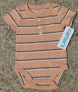 Carters Baby Boy SS One Piece sz Newborn - Picture 1 of 3