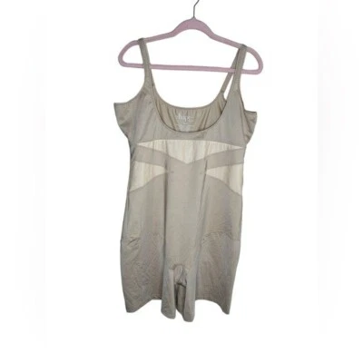 Cacique Open Bust Bodysuit Shape Wear Nude Size 26/28 NWT - Image 1 of 4