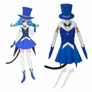 Pretty Cure Precure Star Twinkle Blue Cat Yuni Cosplay Costume Adult Costumes& - Picture 1 of 6