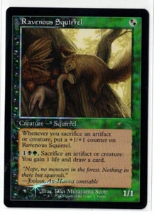 MTG Ravenous Squirrel - Retro Foil - Bloomburrow WPN Promo - Bild 1 von 1