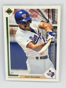 Juan Gonzalez 1991 Upper Deck Baseball # 646 - Picture 1 of 2