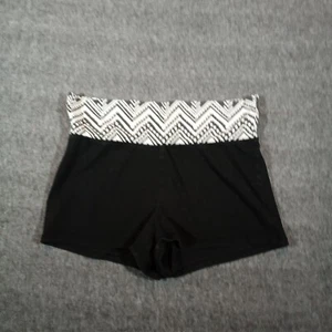 No Boundaries Short Womans Large Black Aztec Causal Basic Comfy Lounge Day - Picture 1 of 14