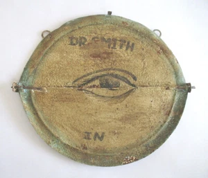 OPTOMETRISTS ADVERTISEMENT TRADE SIGN EYE , DR.SMITH IN AND OUT - Picture 1 of 8
