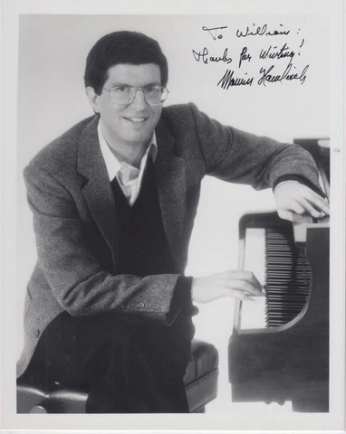 Marvin Hamlisch w/Autograph Promotional Photo from W. Bronstein's Collection Cover