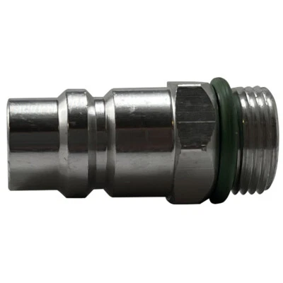 Puerto de válvula de servicio lateral bajo FJC 2607 A/C Aeroquip aluminio OE R-134a M13 x 1 Foto 1 de 4