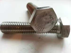 M12-1,75 x 90 mm Sechskantschraube Gewindebohrerschraube 18-8 Edelstahl A2 Vollgewinde - Bild 1 von 1