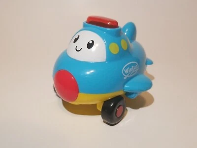Winfun Airplane Talking Lights Sounds & Songs Blue Plane Toy Aircraft Sensory - Image 1 of 4