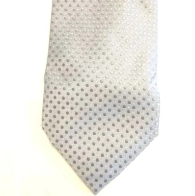 Pierre Cardin Gray & Silver Neck Tie Geometric Woven Necktie - Image 1 of 4
