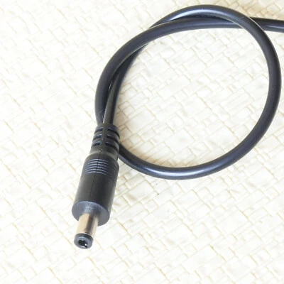 1 x TRANSFORMER POWER CORD & PLUG for DC socket pure copper 5.5mm x 2.5mm 22AWG - Image 1 of 3