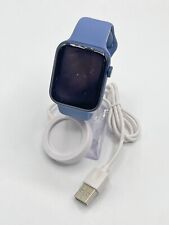 Hike Midnight Blue Charging Dock Silicone Strap Smartwatch