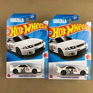 Hot Wheels Tampo Error Nissan Skyline GT-R BCNR33 White 96/250 Diecast Car 2024 - Picture 1 of 8