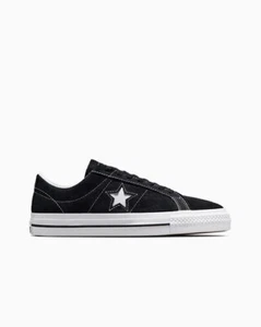 Zapatillas deportivas unisex Converse One Star Pro Ox negras/negras/blancas 171327C - Imagen 1 de 12