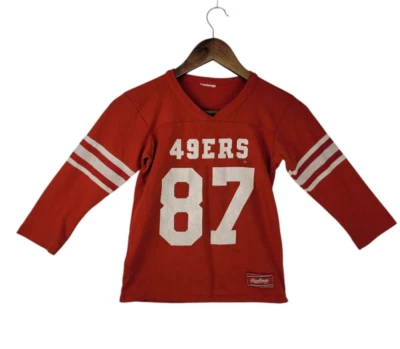 Camiseta De Colección San Francisco 49ers Dwight Clark #87 Niños 14Y Rawlings NFL Fútbol Foto 1 de 4