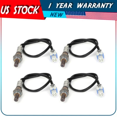 4pcs Upstream+Downstream for 2003-2005 GMC Yukon 4.8L Oxygen Sensor O2 02 - Image 1 of 4