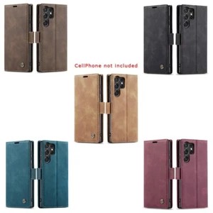 Resistant Anti-Dirt Suede and leather Phone Case for Samsung Galaxy S25 Ultra - Picture 1 of 12