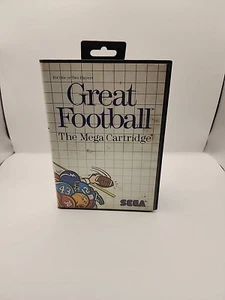 Vintage Sega Master System Great Football Game With Case 1987 - Picture 1 of 4