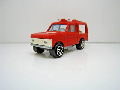 Camión de bomberos Majorette Range Rover Nº 246 1:60 Francia Rojo 87 Foto 1 de 4