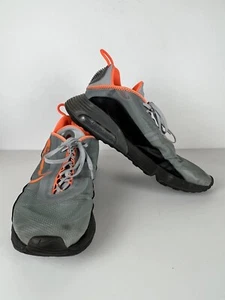 NIKE AIR MAX 2090 Gray/Neon Orange/Black CT6693-991 Mens Size 13 Ex Condition - Picture 1 of 9