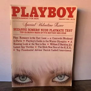 Playboy Magazine Feb 1980 - Suzanne Somers - Special Valentine Issue - Picture 1 of 6