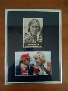 James Hunt Signed Framed Photo - Picture 1 of 1