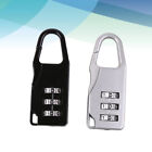 6pcs Padlock Zinc Alloy Digital Hanging Lock Suitcase Lock Dial Number Lock