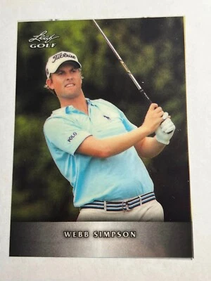 2012 Folha de Metal PRISMATIC LAMINADO PROVA FALTANDO #/99 Webb Simpson - Imagem 1 de 2