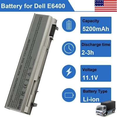 NUEVA Batería E6400 Para Dell Latitude E6410 E6500 E6510 312-0917 451-10583 GU715 Foto 1 de 4