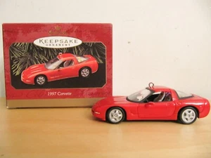 NEW Hallmark 1997 Red Corvette Car Handcrafted Christmas Ornament - Picture 1 of 7