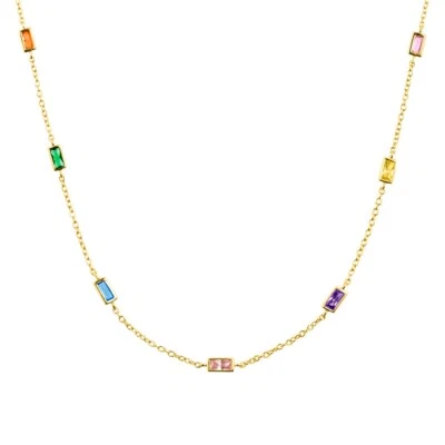 Collar mujer S.Oliver Jewel plata 925 color oro circonita 2035501 Foto 1 de 3