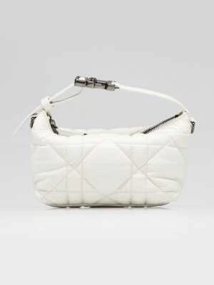 Christian Dior Off White Quilted Cannage Leather DiorTravel Small Nomad Pouch... - Изображение 1 из 4