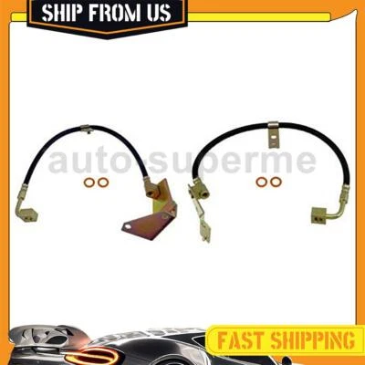 Juego de manguera de freno delantera línea Dorman 2 piezas para Dodge B350 1982-1989 Foto 1 de 4