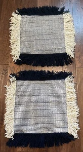 Crate & Barrel “Guthrie Fringe” Two 18 x 18 Pillow Covers-New - Picture 1 of 4