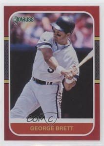 2021 Panini Donruss Retro 1987 Holo Red George Brett #221 HOF