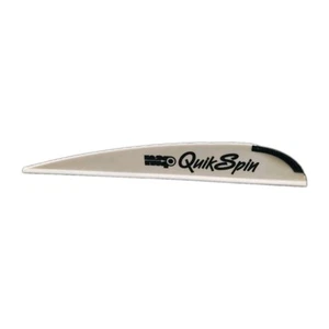 100 Pack NAP Quik Spin 4" Premium Performance Arrow Vanes: White - Picture 1 of 3
