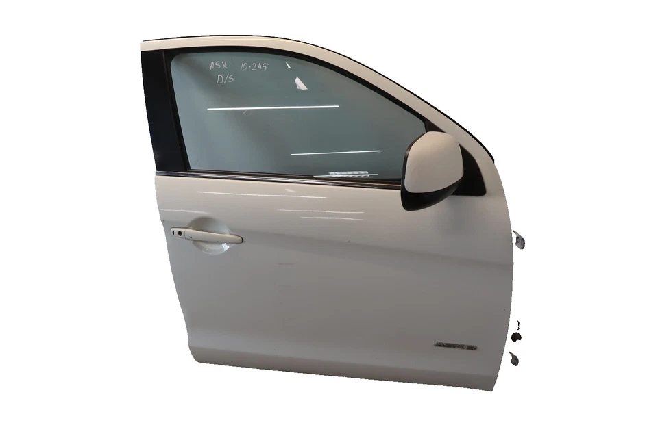 MITSUBISHI ASX MK1 2010 FRONT DOOR DRIVER SIDE RIGHT WHITE W19 COMPLETE - Image 1 of 4