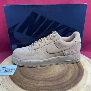 Nike Air Force 1 Low SP x Supreme Wheat 2021 DN1555-200 Size 10 Left Shoe Only - Picture 1 of 9