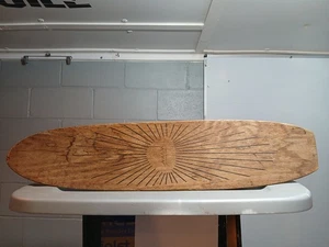 Nash Sidewalk Surfboard Holz Skateboard Vintage 60er Starburst Grafik (BB) - Bild 1 von 13
