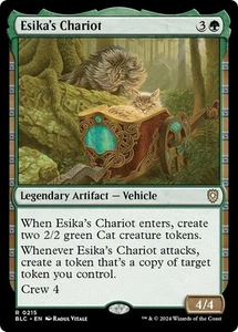ESIKA'S CHARIOT x1 Magic The Gathering casi nuevo-m Commander Bloomburrow 1 raro - Imagen 1 de 1