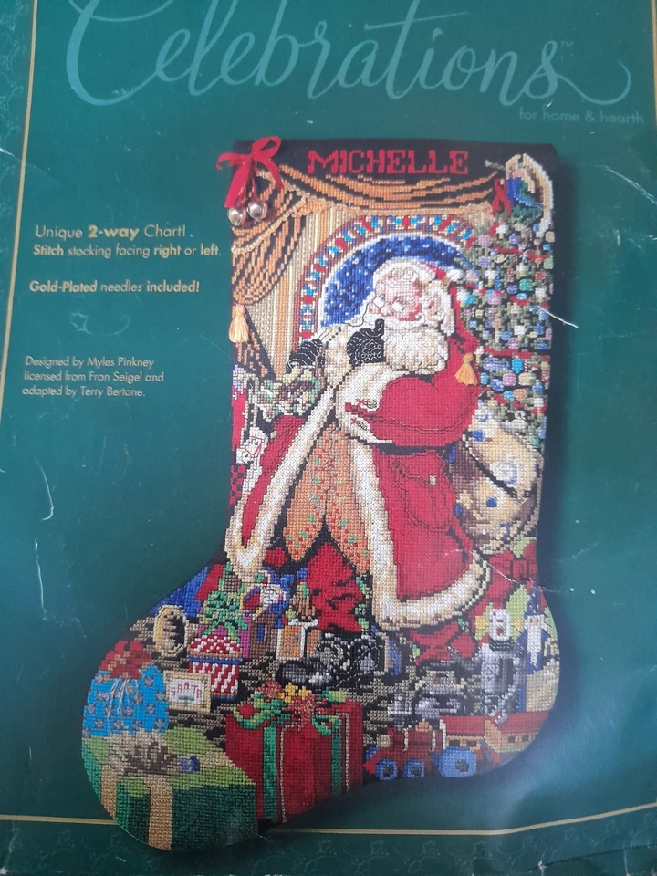 Bucilla Weihnachtsstickpackung stocking - Bild 1 von 2