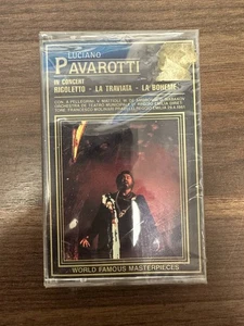 In Concert By Pavarotti On Audio Cassette Brand New - Imagen 1 de 3