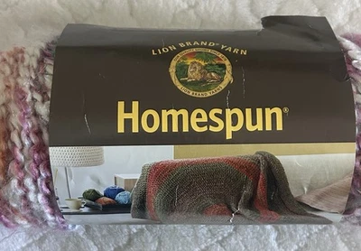 Lion Brand Homespun Yarn 423 MIMOSA 6oz Skein 185 Yds Knit Crochet - Image 1 of 4