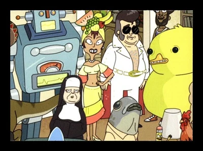 6-0-1-NS PWE . rick and morty 2 . 2019 cryptozoic . sticker . #s1 - Image 1 of 2