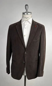 NUEVO BLAZER ISAIA MARRÓN ALGODÓN EA US 40 - EU 50 Y750 - Imagen 1 de 1