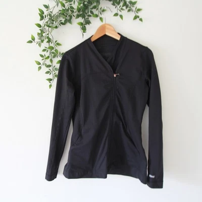 Grey's Anatomy by Barco IMPACT Women's Black Zip Front Fitted Jacket Size Small - Image 1 of 4