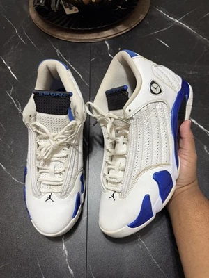 Air Jordan 14 Retro Hyper Royal Talla 12 Estado Decente Foto 1 de 4