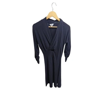 Vestido para mujer Max Mara tejido lana italiana angora manga acanalada negro Foto 1 de 4