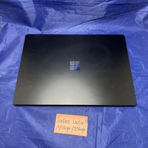Microsoft Surface Laptop 3 1868 i5/16/256 16GB RAM SSD 13.5 BLK - Picture 1 of 10