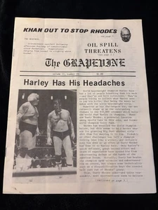 The Grapevine 80’s Wrestling Newsletter Miami Florida Dusty Rhodes Harley Race - Picture 1 of 3